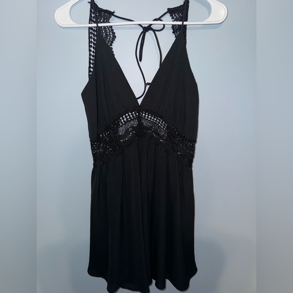 Elegant Black Lace Dress